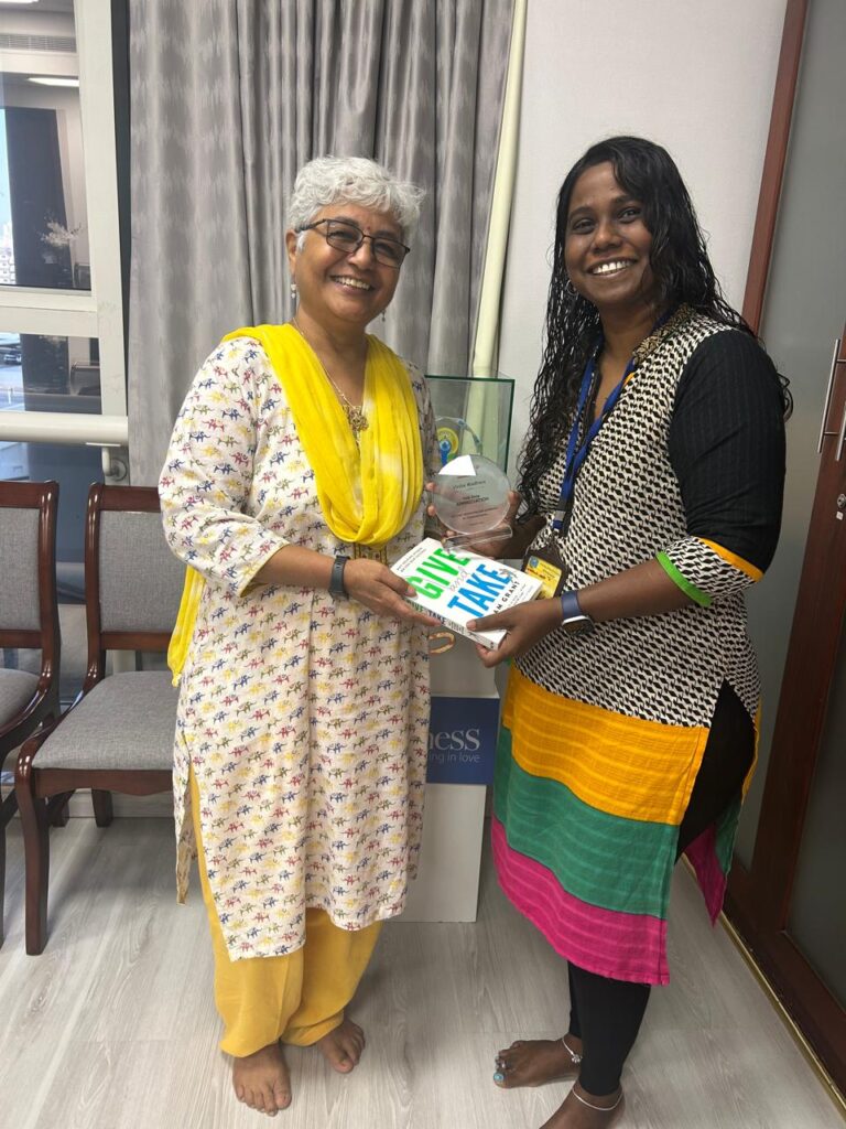 Heartful Communication Trainers being felicitated