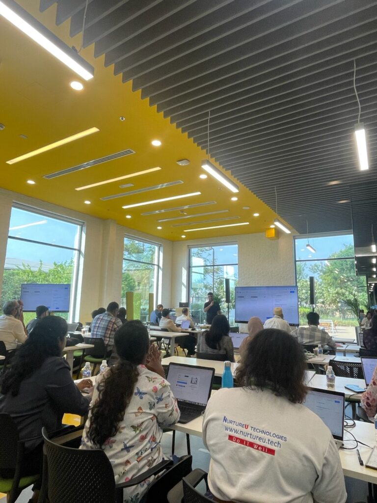 NurtureU team at Partner Technical workshop in Dubai