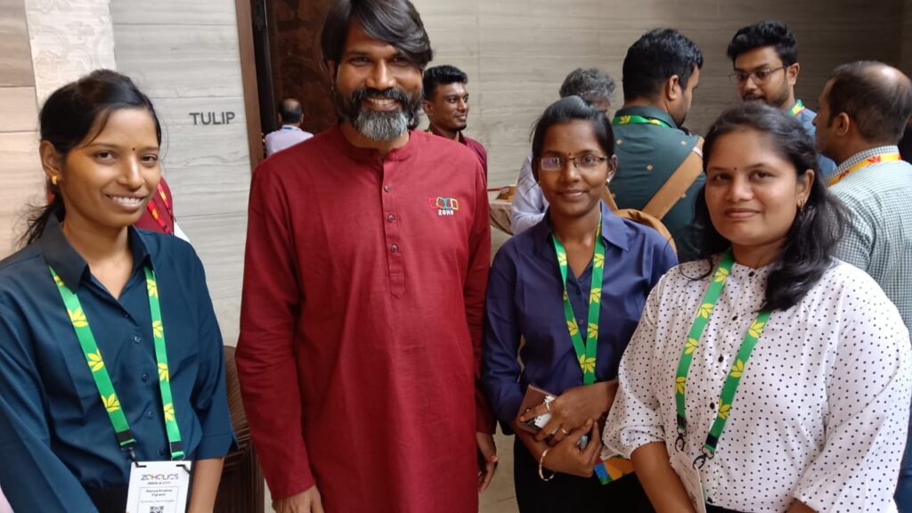 NurtureU team at Zoholics Event Bangalore