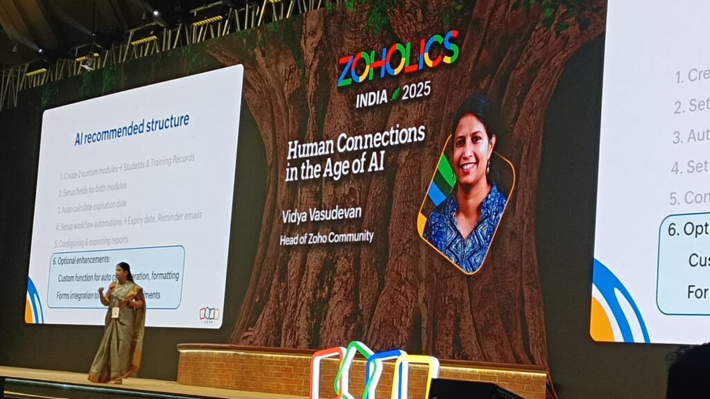 NurtureU team at Zoholics Event Bangalore