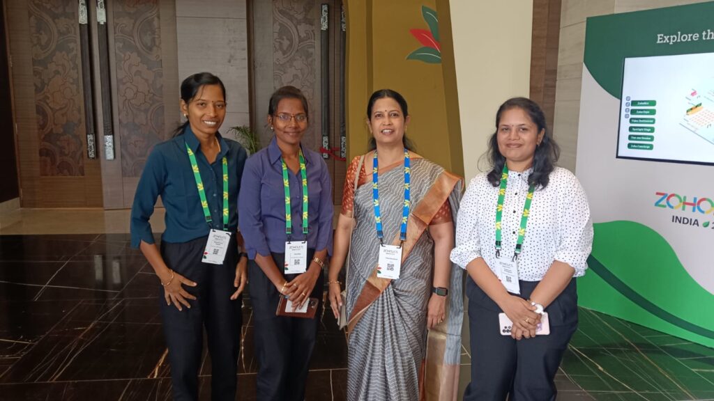 NurtureU team at Zoholics Event Bangalore